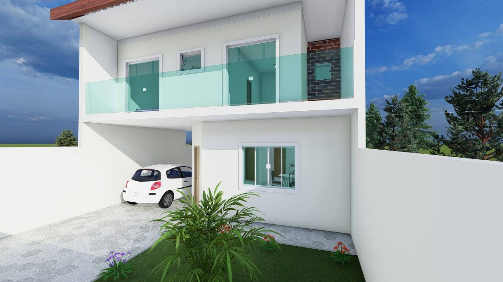 Sobrado Novo no Uberaba - 110 m²- R$735 mil
