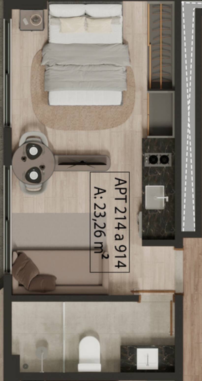 Apartamento, 1 quarto, 24 m² - Foto 12
