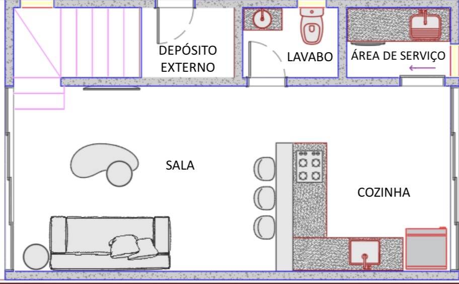 Casa, 2 quartos, 80 m² - Foto 19