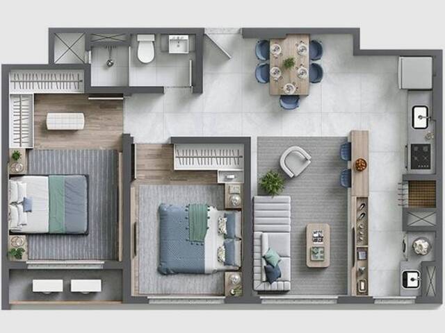 #A0050_25 - Apartamento para Venda em Itajaí - SC - 2